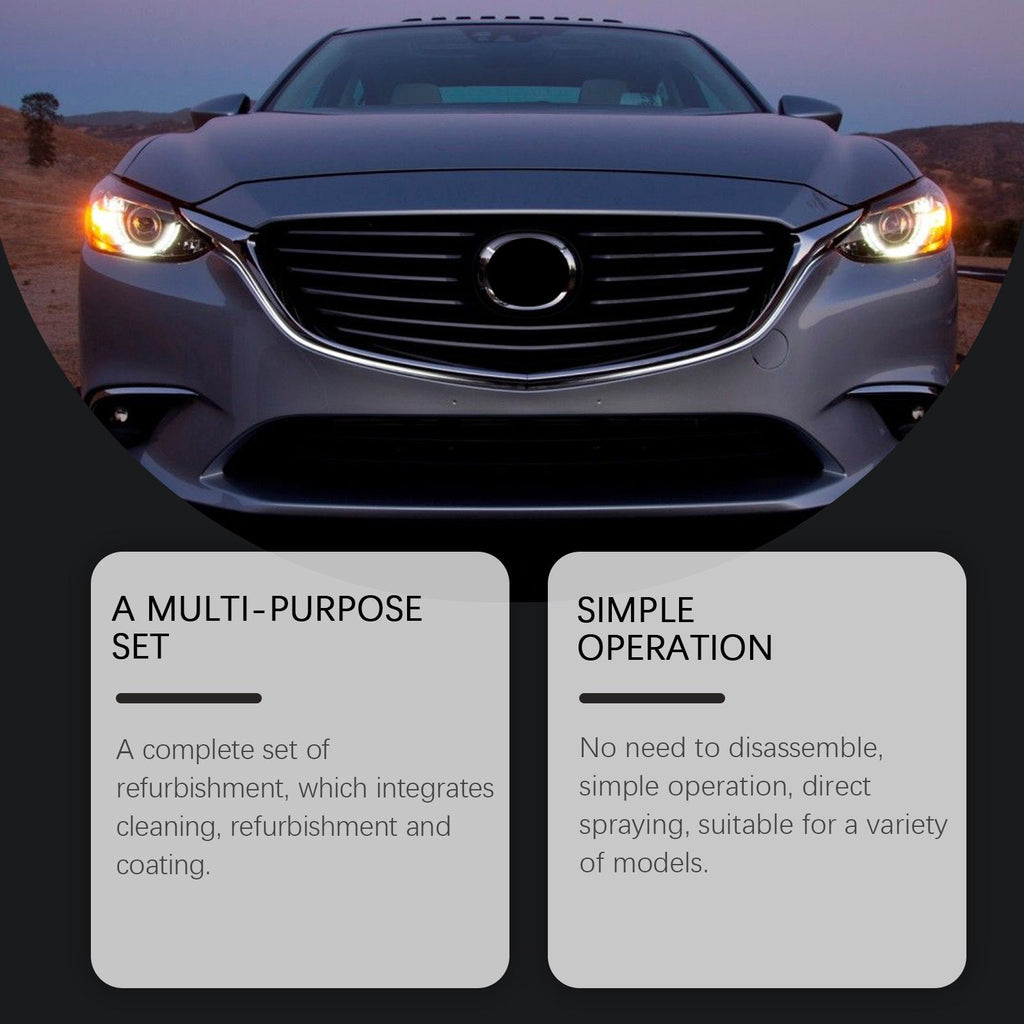 Car Headlight Restoration Polish Liquid