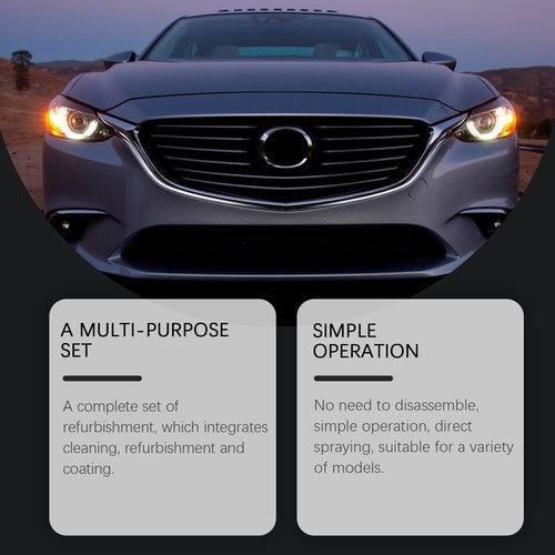 Car Headlight Restoration Polish Liquid